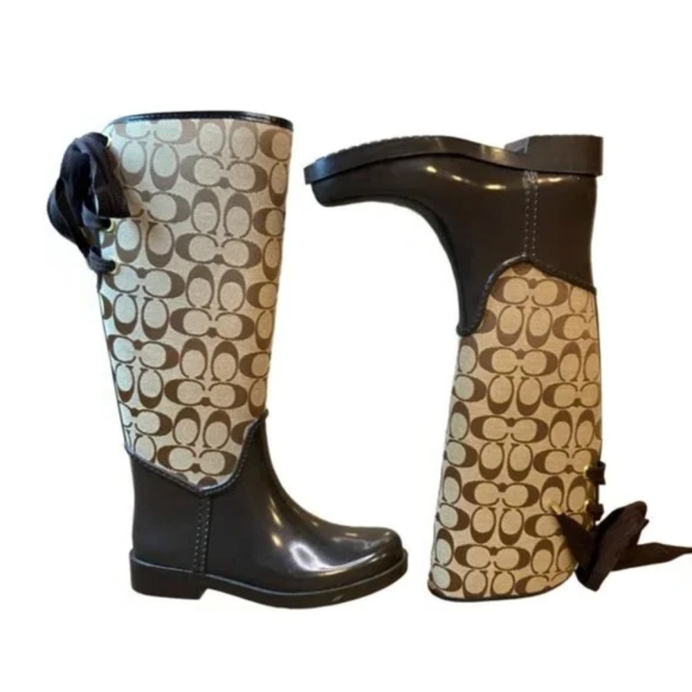 Used coach rain boots